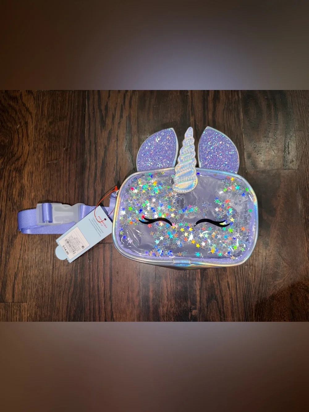 Purple cat and Jack unicorn fanny purse
